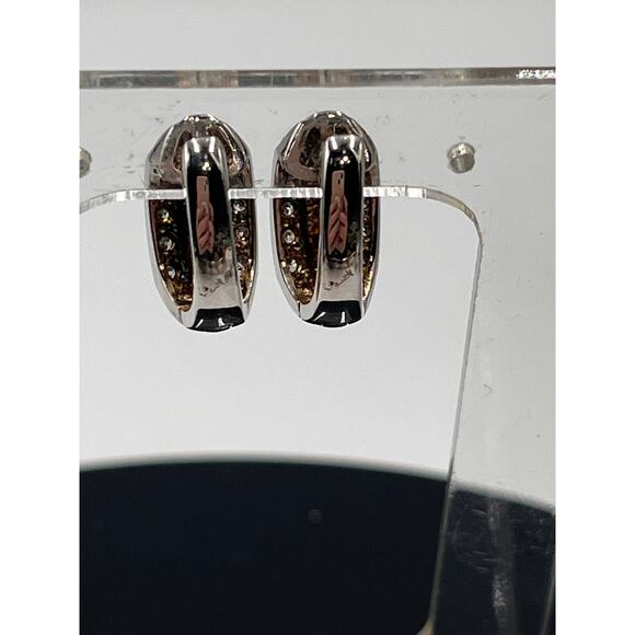 Ross Simon’s Sterling Silver Mother of Pearl Bar Pendant Necklace Earring Set - Picture 7 of 15